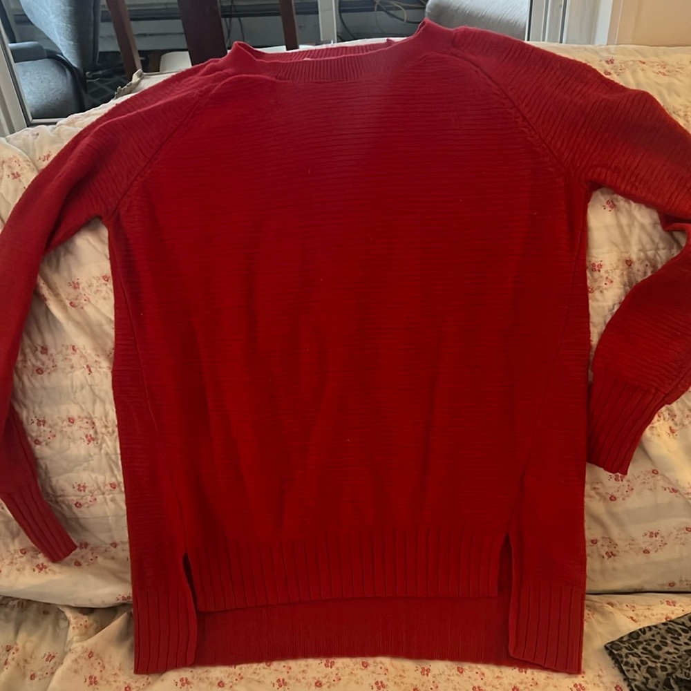 OLD NAVY RED TUNIC SWEATER SZ SMALL
